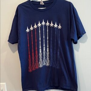 Men's Navy Blue Graphic Tee